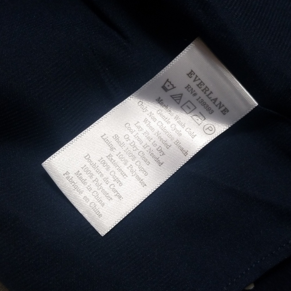 NEW EVERLANE POLKA DOT BLOUSE SIZE 0 - Picture 4 of 8